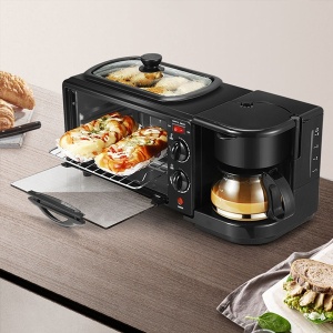 Aparat multifunctional 3 in 1 pentru micul dejun, grill, cafetiera, toaster - Img 2