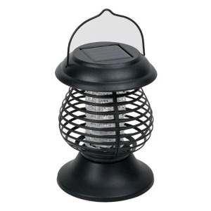 Felinar Solar de Masa cu LED 1.2V Anti Insecte 2 in 1 Negru Ø13.5x16cm - Img 6