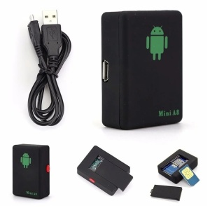 Mini GPS Tracker A8, Urmarire, Alarma, Microfon, SIM GSM, Mesaje si Apeluri Automate, Detectarea Vocii, 43.2 x 32 x 13.6 mm, Negru - Img 3