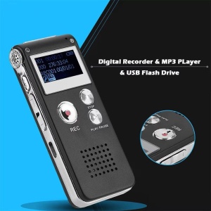 Mini Reportofon Digital Andowl Q LY77 16G MP3/WAV Negru - Inregistreaza si Reda cu Calitate Exceptionala - Img 3