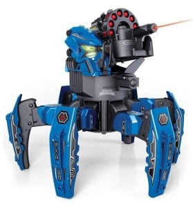 Robot Space Warrior de jucarie, Q9006 cu telecomanda, pentru copii de peste 3 ani, albastru - Img 1