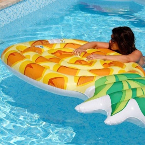 Saltea gonflabila Intex Ananas multicolor, 2.16m x 1.24m, pentru o persoana - Img 3
