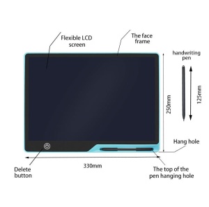 Tableta grafica pentru copii,Scris si desenat,Dimensiune 16 inch,Albastru - Img 7