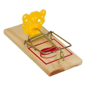 Capcana pentru Soareci, dimensiune 10x4.5cm - 2buc, lemn - Img 2
