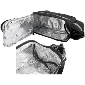 Geanta Termica pentru bicicleta, 3 Compartimente, Capacitate 9L, Negru - Img 8