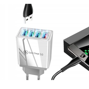 Incarcator cu 4 porturi USB 3.0,Incarcare ultra-rapida - Img 2