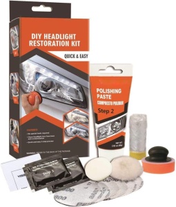 Kit polish auto profesional pentru faruri cu multile accesorii - Img 1