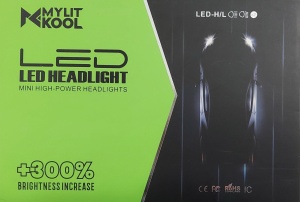 Set 2 becuri LED T8 H7, super-canbus, 200W, 20000LM, 6000K - Img 3
