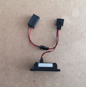 Set 2 lampi LED pentru numar auto, compatibil Audi, fara eroare de bec ars, lumina alb-rece - Img 7