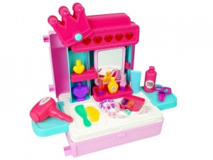 Set de infrumusetare portabil cu gentuta si accesorii pentru copii de 3 ani+, Roz - Img 2