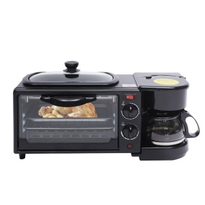 Aparat multifunctional 3 in 1 pentru micul dejun, grill, cafetiera, toaster - Img 1