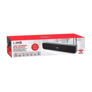 Boxa Bluetooth tip bara, portabila, 10W, baterie 1200 mAh, 18.8x8.5x8.5 cm, negru - Img 3