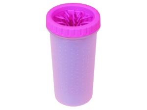 Dispozitiv de curatare a labutelor cainilor sau pisicilor din silicon premium, Roz - Img 6