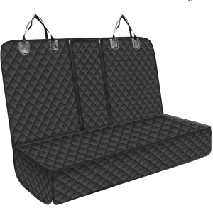 Husa scaune auto protectie si transport animale de companie, universala, impermeabila, 133cm, negru - Img 2