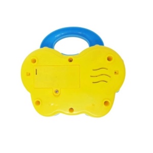 Jucarie pentru copii 18 luni+ Tobe cu Lumini si Sunete, 16x15x5 cm, galben/albastru - Img 6