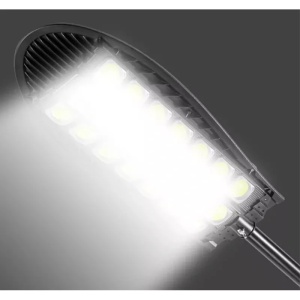 Lampa solara stradala W7102B-7 cu 20 LED COB, senzor de miscare si telecomanda, protectie IP65, negru - Img 4