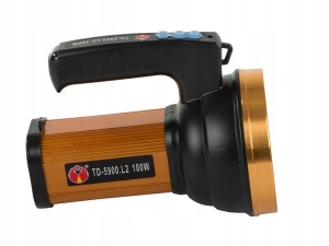 Lanterna LED TD-5900, Putere 100 W, Raza iluminare 500m, cu functie de incarcator - Img 7