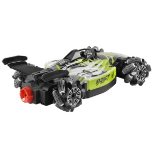 Masinuta Cascadorie RC Drift 2, 4x4, Telecomanda/Senzori de Gest, 360°, Sunete si Lumini, 35x17x10cm, Verde - Img 3
