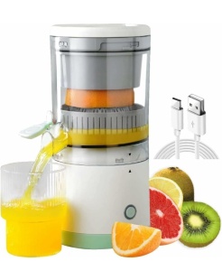 Mini storcator electric de fructe, putere 45W, portabil, reincarcabil USB - Img 4