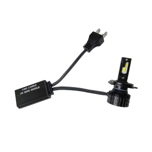 Set 2 becuri LED H4 V88S Canbus, cu putere 380W, 18000Lm, 6000K, lumina alba-rece - Img 3
