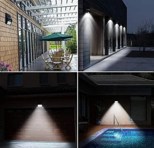 Set 2 Lampi BRIGHT 30 LED Solare cu senzor de miscare si lumina 1 mod ILUMINARE - Img 2