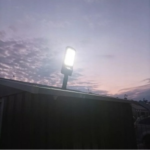 Set 2 X Lampa Solara 150 LED COB, 60W, Senzori de lumina si miscare, Telecomanda, Negru - Img 9