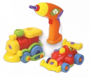 Set de jucarie pentru copii de 3 ani+, de asamblare cu sunete, 2 in 1, Vitamina G - Img 1