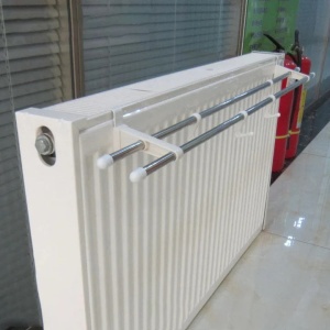 Suport dublu pentru uscare rufe cu prindere pe calorifer, Lungime 50cm - Img 2