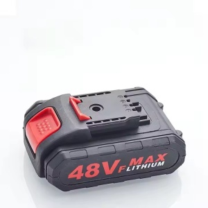 Acumulator Universal de Rezerva, 48V Li-Ion, 8800 mAh, cu 4 pini si mufa de incarcare, pentru Minidrujbe sau Fierastraie electrice, negru - Img 1