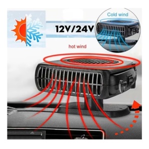 Aeroterma auto cu functii multiple de ventilare, incalzire, dezghetare si dezaburire, Putere 200W, 12V - Img 3