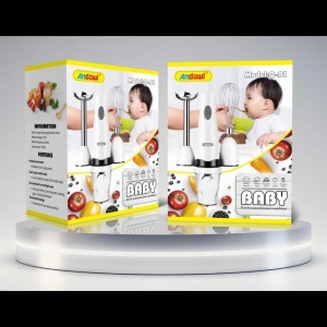 Blender vertical 3 in 1, 150W, Inox si plastic, Q-B1, alb-argintiu - Img 7