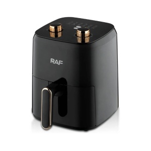 Friteuza cu aer cald Air Fryer, RAF R5237, 1300 W, 3 L, 12 programe, 25x20x28 cm, negru/alb - Img 6