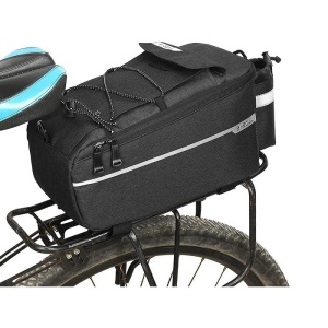 Geanta Termica pentru bicicleta, 3 Compartimente, Capacitate 9L, Negru - Img 1
