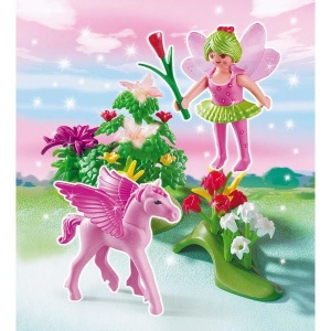 Jucarie Zana primaverii si calul inaripat cu accesorii Playmobil - Img 4