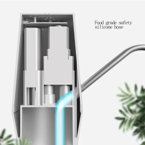 Pompa electrica pentru recipient de apa cu filtru inclus, incarcare USB, Alb - Img 9