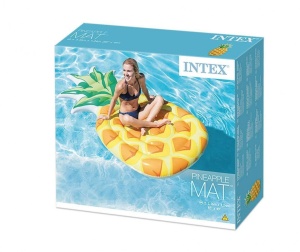 Saltea gonflabila Intex Ananas multicolor, 2.16m x 1.24m, pentru o persoana - Img 6