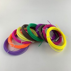 Set 10 filamente - rezerve pentru creion 3D, PLA 1.75mm, 50 metri, multicolore, universale - Img 2