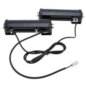 Set 2 lampi LED de avertizare galbene, stroboscoape 9 functii, 36W, pentru grila sau plafon - Img 8