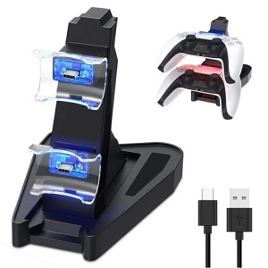Statie de Incarcare dubla pentru controller PlayStation 5, Stand/Dock PS5 - Img 2
