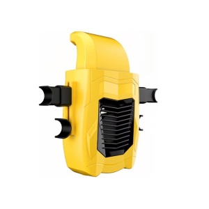 Ventilator universal pentru scaunul masinii, portabil, din ABS, cu 3 viteze, 19x3.5x3.5 cm, galben - Img 3