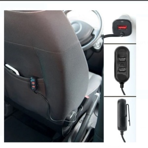 Incarcator Auto Smart Charge, 3 Porturi USB & TYPE C, DC/DC 12-24V, Negru - Img 3