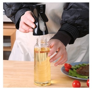 Oliviera tip spray, 200ml utilizat pentru ulei, otet sau alte lichide alb-negru - Img 7