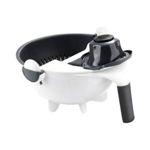 Strecuratoare si feliator de legume sau fructe manual cu castron inclus, accesorii diverse - Img 7