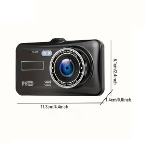 Camera auto DVR, Ecran 4", Dual Lens, Full HD, 170°, Night Vision, G Senzor, Detectie Miscare, Monitor Parcare, Negru - Img 11