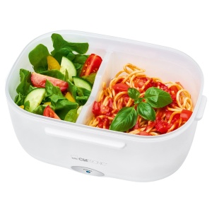 Caserola cu Incalzire Electrica, 40W, cu 2 Compartimente, Capacitate 1.7 l, Alb-Portocaliu - Img 5