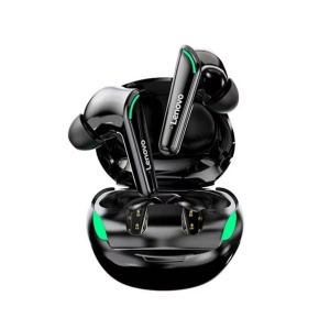 Casti In-Ear Lenovo XT92, cu bluetooth V5.1, LED si functie de reducere a zgomotului, handsfree, negru - Img 1