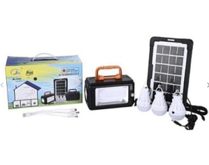 Kit solar pentru iluminare LED JA2009 cu 3 becuri si panou solar - Img 2