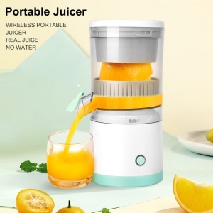 Mini storcator electric de fructe, putere 45W, portabil, reincarcabil USB - Img 6