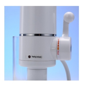 Robinet electric pentru incalzit apa, 3000W, pentru chiuveta, maxim 60° C, alb - Img 3