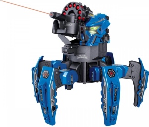 Robot Space Warrior de jucarie, Q9006 cu telecomanda, pentru copii de peste 3 ani, albastru - Img 2